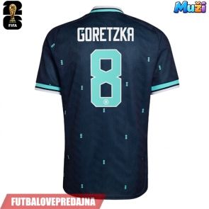 Lacne Muži Futbalové dres Nemecko Leon Goretzka #8 MS 2026 Krátky Rukáv - Preč
